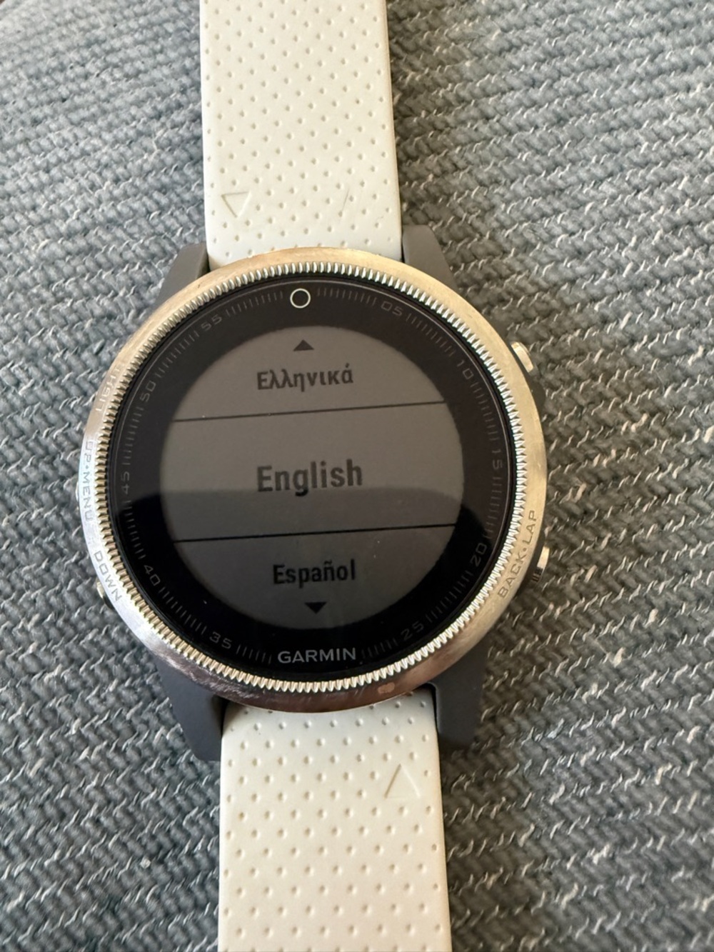 Garmin White Smartwatch with Multiple Colored Replacement Bands - Picture 2 of 5